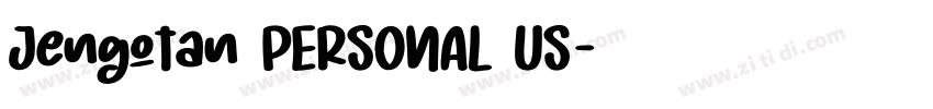 Jengotan PERSONAL US字体转换 Jengotan PERSONAL US字体转换